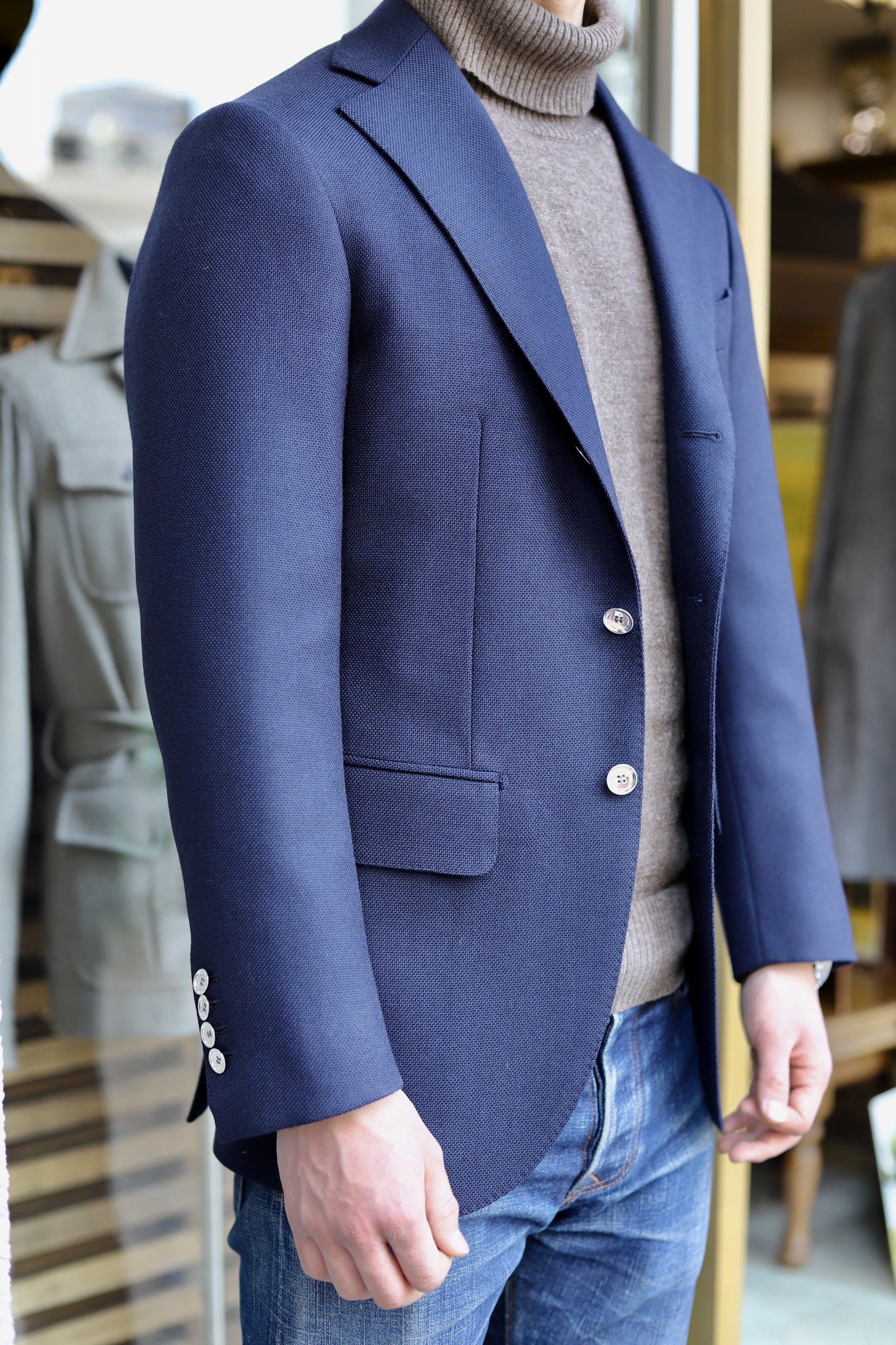 Navy Blazer | 神戸・元町でビスポークのオーダースーツを仕立てるなら